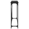 Table console Chêne noir 102 x 23 x 75 cm Bois d'ingénierie 581503581503