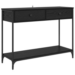 Table console Chêne noir 100 x 34,5 x 75 cm Bois d'ingénierie 581505581505