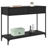 Table console Chêne noir 100 x 34,5 x 75 cm Bois d'ingénierie 581505581505