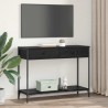 Table console Chêne noir 100 x 34,5 x 75 cm Bois d'ingénierie 581505581505