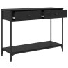 Table console Chêne noir 100 x 34,5 x 75 cm Bois d'ingénierie 581505581505