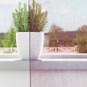 Rideaux en voile à œillets (2 pcs) violets 581507581507