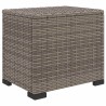 Pouf de jardin avec coussin 40 x 30 x 40 cm 581508581508