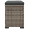 Pouf de jardin avec coussin 40 x 30 x 40 cm 581508581508