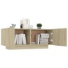 Table de chevet chêne sonoma 100x35x40 cm bois d'ingénierie 581511581511