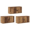 Ensemble de meuble TV mural 3 pcs Bois Ancien 80 x 34,5 x 40 cm 581512581512