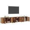 Ensemble de meuble TV mural 3 pcs Bois Ancien 80 x 34,5 x 40 cm 581512581512