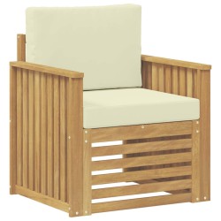 Ensemble de canapés d'extérieur Polyester Blanc 581529581529