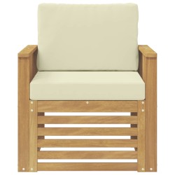 Ensemble de canapés d'extérieur Polyester Blanc 581529581529