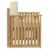 Ensemble de canapés d'extérieur Polyester Blanc 581529581529