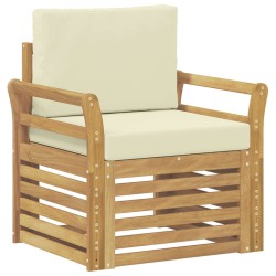 Ensemble de canapés d'extérieur Polyester Blanc 581533581533