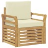 Ensemble de canapés d'extérieur Polyester Blanc 581533581533