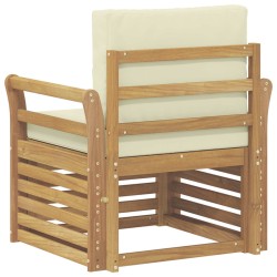 Ensemble de canapés d'extérieur Polyester Blanc 581533581533