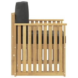 Ensemble de canapés d'extérieur Polyester Blanc 581534581534