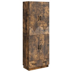 Ensemble de Meubles 2 pcs Chêne fumé Bois d'ingénierie 581535581535