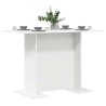 Table de salle à manger / Table de repas Blanc 110 x 60 x 75 cm 581541581541