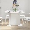 Table de salle à manger / Table de repas Blanc 110 x 60 x 75 cm 581541581541