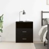 Table de nuit Chêne noir 50 x 32 x 60cm Bois d'ingénierie 581544581544