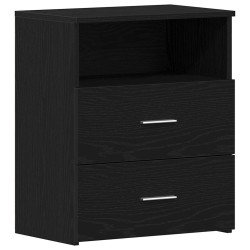 Table de nuit 2 pcs Chêne noir 50 x 32 x 60cm Bois d'ingénierie 581548581548