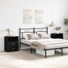 Table de nuit 2 pcs Chêne noir 50 x 32 x 60cm Bois d'ingénierie 581548581548