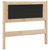 Tête de lit Autre Marron 90 cm Bois massif en pin 581549581549