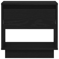 Table de nuit Chêne noir 45 x 34 x 44 cm Bois d'ingénierie 581552581552