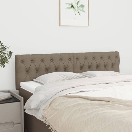 Têtes de lit Taupe 160x7x78/88 cm Tissu 581554581554
