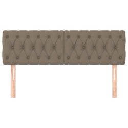 Têtes de lit Taupe 160x7x78/88 cm Tissu 581554581554