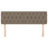 Têtes de lit Taupe 160x7x78/88 cm Tissu 581554581554