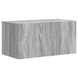 Ensemble de meuble TV mural 4 pcs Gris Sonoma Bois d'ingénierie 581557581557