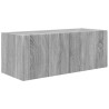 Ensemble de meuble TV mural 4 pcs Gris Sonoma Bois d'ingénierie 581558581558