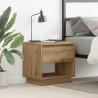 Table de nuit Chêne artisanal 45 x 34 x 44 cm Bois d'ingénierie 581559581559