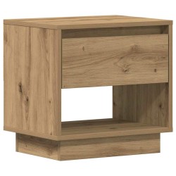 Table de nuit Chêne artisanal 45 x 34 x 44 cm Bois d'ingénierie 581559581559