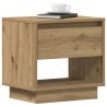 Table de nuit Chêne artisanal 45 x 34 x 44 cm Bois d'ingénierie 581559581559