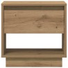 Table de nuit Chêne artisanal 45 x 34 x 44 cm Bois d'ingénierie 581559581559
