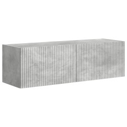 Ensemble de meuble TV mural Montage mural 6 pcs Gris béton 581561581561