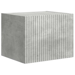Ensemble de meuble TV mural Montage mural 6 pcs Gris béton 581561581561