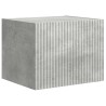 Ensemble de meuble TV mural Montage mural 6 pcs Gris béton 581561581561