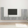 Ensemble de meuble TV mural Montage mural 6 pcs Gris Sonoma 581564581564
