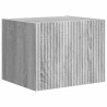Ensemble de meuble TV mural Montage mural 6 pcs Gris Sonoma 581564581564