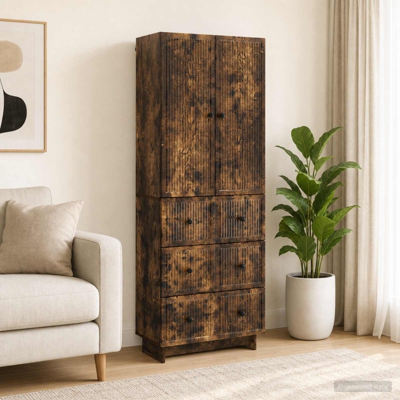 Ensemble de Meubles 2 pcs 66 x 34,5 x 90 cm Bois d'ingénierie 581567581567