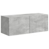 Ensemble de meuble TV mural Montage mural 6 pcs Gris béton 581569581569