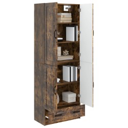 Ensemble de Meubles 2 pcs Chêne fumé Bois d'ingénierie 581570581570