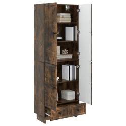 Ensemble de Meubles 2 pcs Chêne fumé 66 x 34,5 x 95 cm 581571581571