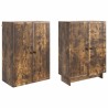 Ensemble de Meubles 2 pcs Chêne fumé 66 x 34,5 x 90 cm 581573581573