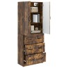 Ensemble de Meubles 2 pcs Chêne fumé 66 x 34,5 x 87 cm 581574581574