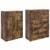 Ensemble de Meubles 2 pcs Chêne fumé 66 x 34,5 x 87 cm 581574581574
