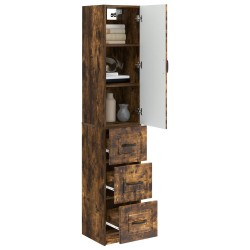 Ensemble de Meubles 2 pcs Chêne fumé 33 x 34,5 x 87 cm 581575581575