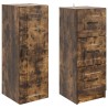 Ensemble de Meubles 2 pcs Chêne fumé 33 x 34,5 x 87 cm 581575581575