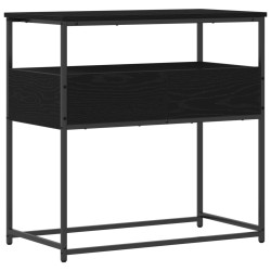 Table console Chêne noir 75 x 40 x 75 cm Bois d'ingénierie 581576581576